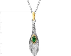 Zawieszka srebrna z cyrkonią