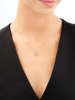 Zawieszka srebrna z cyrkoniami - Harry Potter, zamek Hogwart, Warner Bros. Discovery