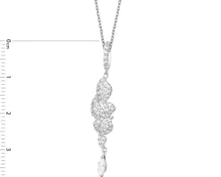 Zawieszka srebrna z cyrkoniami