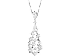 Zawieszka srebrna z cyrkoniami