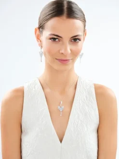 Zawieszka srebrna z cyrkoniami