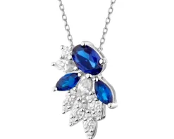 Zawieszka srebrna z cyrkoniami