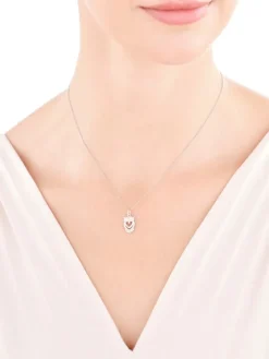 Zawieszka srebrna z cyrkoniami - sowa