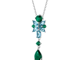 Zawieszka srebrna z cyrkoniami