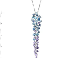 Zawieszka srebrna z cyrkoniami