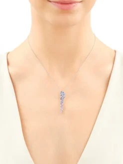 Zawieszka srebrna z cyrkoniami