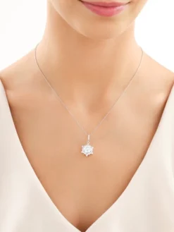 Zawieszka srebrna z cyrkoniami