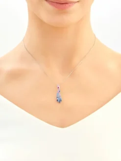 Zawieszka srebrna z cyrkoniami