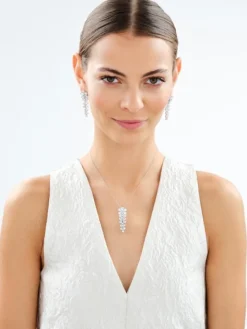 Zawieszka srebrna z cyrkoniami