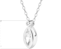 Zawieszka srebrna z cyrkoniami