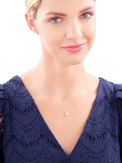 Zawieszka srebrna z cyrkoniami