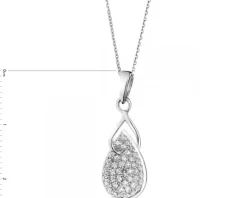 Zawieszka srebrna z cyrkoniami