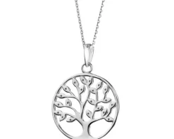 Zawieszka srebrna z cyrkoniami - drzewko