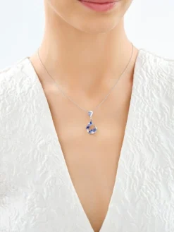 Zawieszka srebrna z cyrkoniami