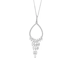 Zawieszka srebrna z cyrkoniami