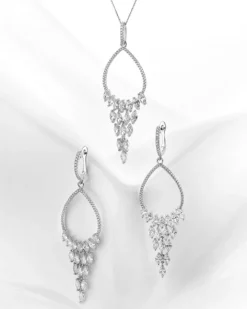 Zawieszka srebrna z cyrkoniami