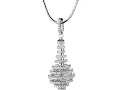 Zawieszka srebrna z cyrkoniami