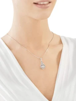 Zawieszka srebrna z cyrkoniami