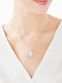 Zawieszka srebrna z cyrkoniami