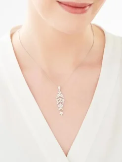 Zawieszka srebrna z cyrkoniami