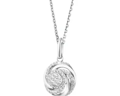 Zawieszka srebrna z cyrkoniami