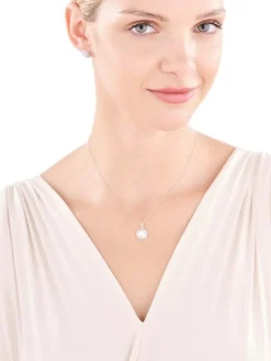 Zawieszka srebrna z cyrkoniami