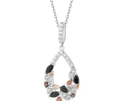 Zawieszka srebrna z cyrkoniami