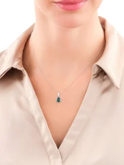 Zawieszka srebrna z cyrkoniami