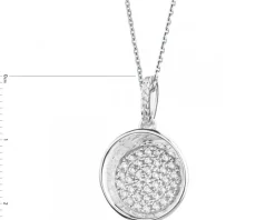 Zawieszka srebrna z cyrkoniami