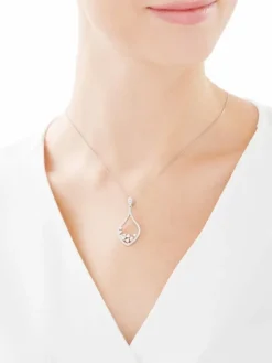 Zawieszka srebrna z cyrkoniami