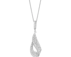 Zawieszka srebrna z cyrkonią