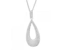 Zawieszka srebrna z cyrkoniami