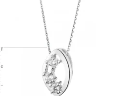 Zawieszka srebrna z cyrkoniami