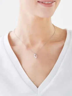 Zawieszka srebrna z cyrkoniami