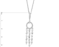 Zawieszka srebrna z cyrkoniami