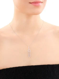 Zawieszka srebrna z cyrkoniami