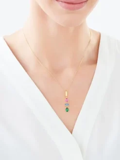 Zawieszka srebrna z cyrkoniami