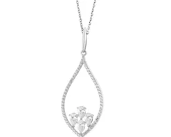 Zawieszka srebrna z cyrkoniami