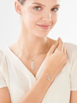 Zawieszka srebrna z cyrkoniami