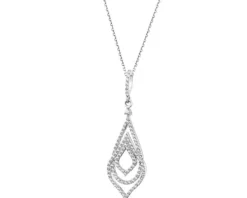 Zawieszka srebrna z cyrkoniami