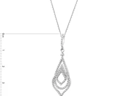 Zawieszka srebrna z cyrkoniami