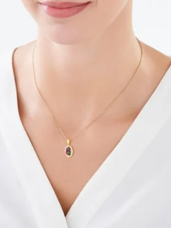 Zawieszka srebrna z cyrkoniami