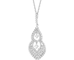 Zawieszka srebrna z cyrkoniami