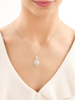 Zawieszka srebrna z cyrkoniami