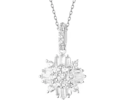 Zawieszka srebrna z cyrkoniami