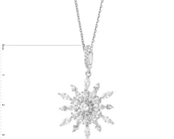 Zawieszka srebrna z cyrkoniami