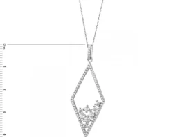 Zawieszka srebrna z cyrkoniami