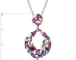 Zawieszka srebrna z cyrkoniami