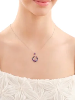 Zawieszka srebrna z cyrkoniami