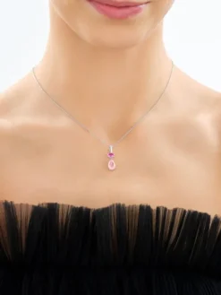 Zawieszka srebrna z cyrkoniami